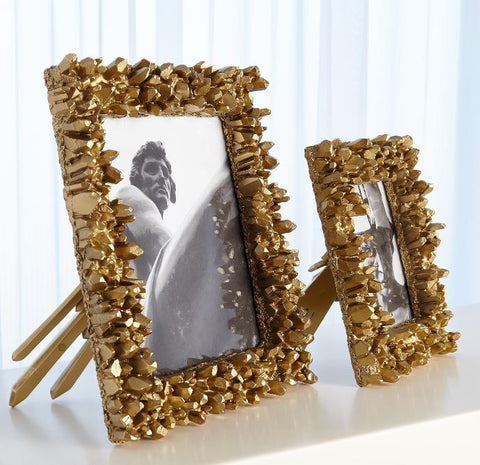 Facet Cluster Frame, Brass - Global Views