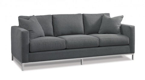 Corwin Leather Sofa, Stargo Brown Sugar - Precedent