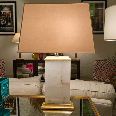 Crescent Table Lamp, Quartz - Visual Comfort