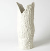 Crocodile Vase, Matte White - Global Views