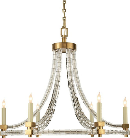 Crystal Cube Round Chandelier - Visual Comfort & Co.