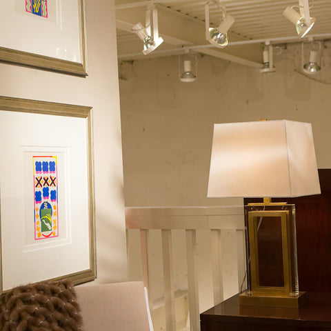 Crystal Panel Table Lamp - Visual Comfort