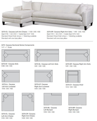 Caryssa Sectional - Precedent