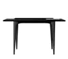Salk Desk, Charred Oak with Black Concrete by Nuevo Living, 