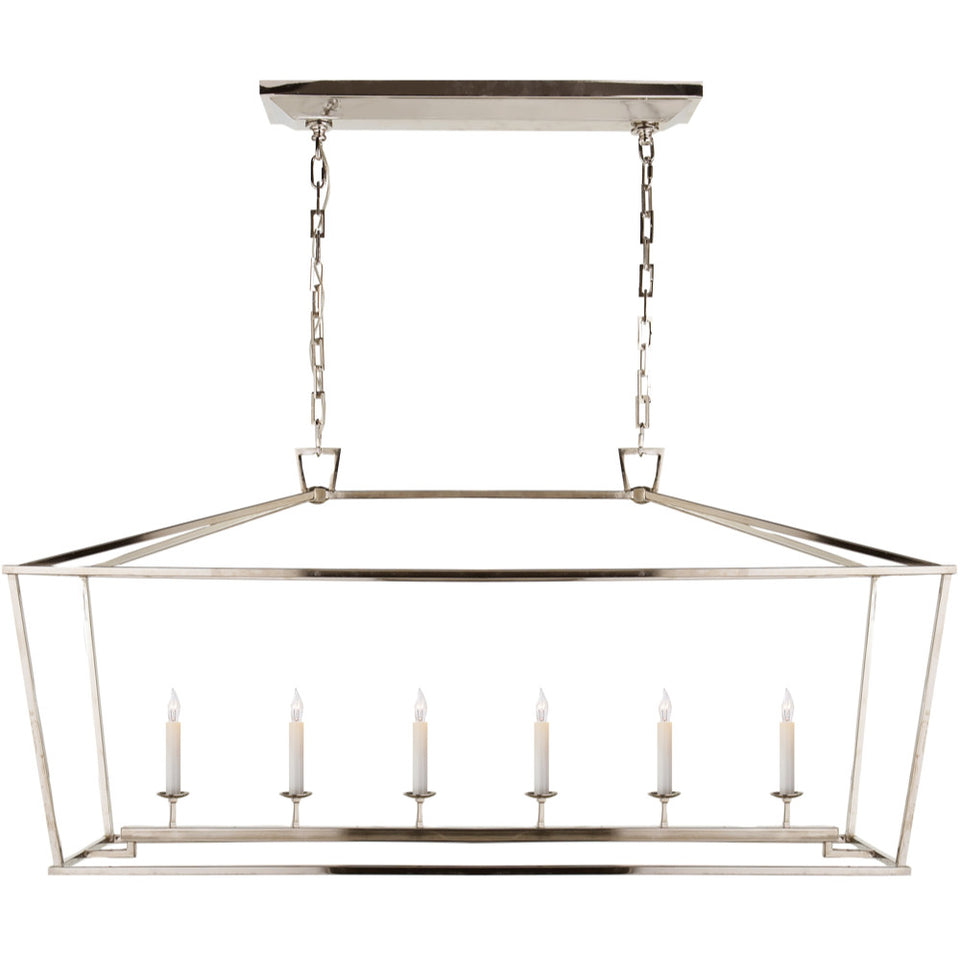 Darlana Linear Nickel Pendant - Visual Comfort | Luxe Home