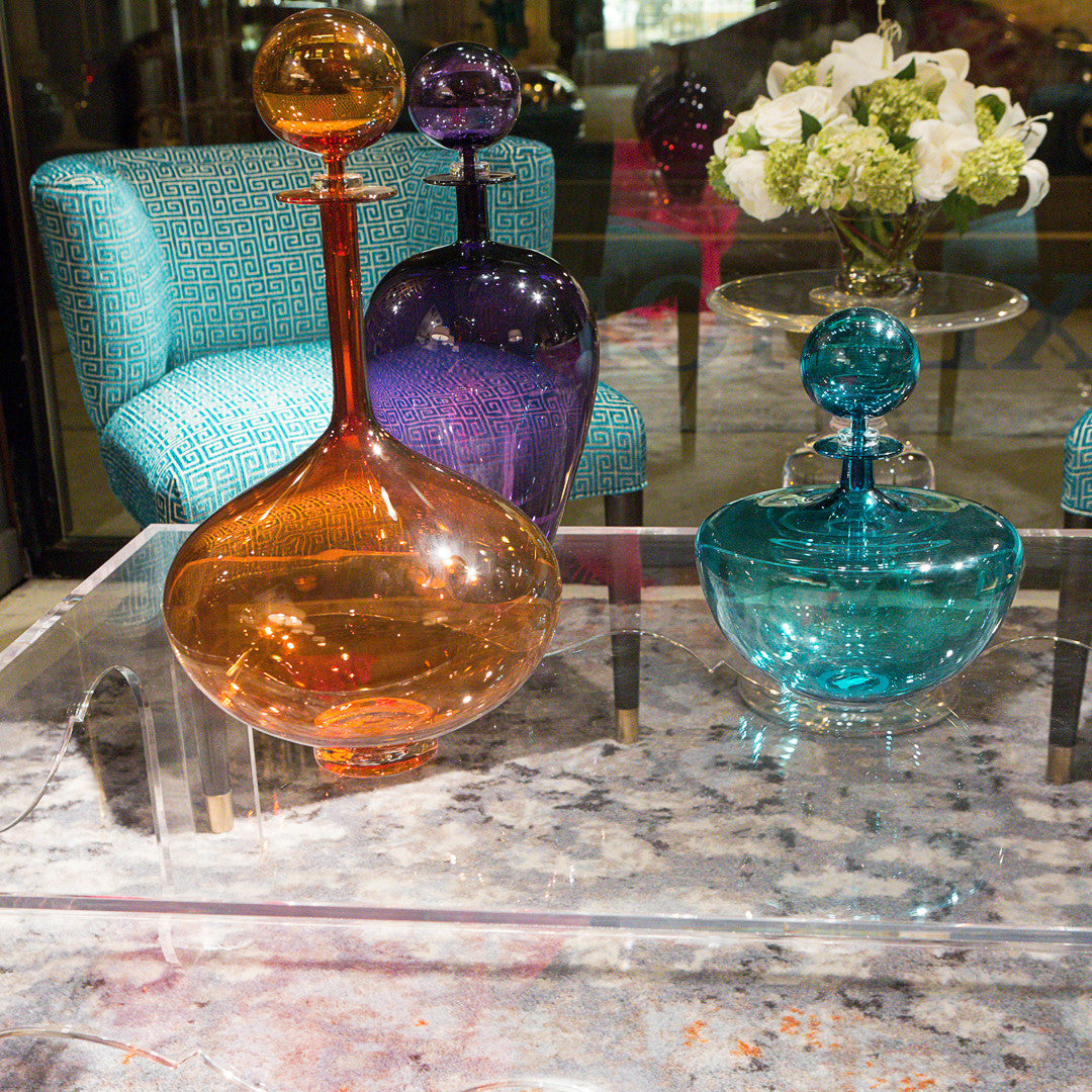 Decanter Genie Bottle, Apricot - Joe Cariati | Luxe Home Philadelphia