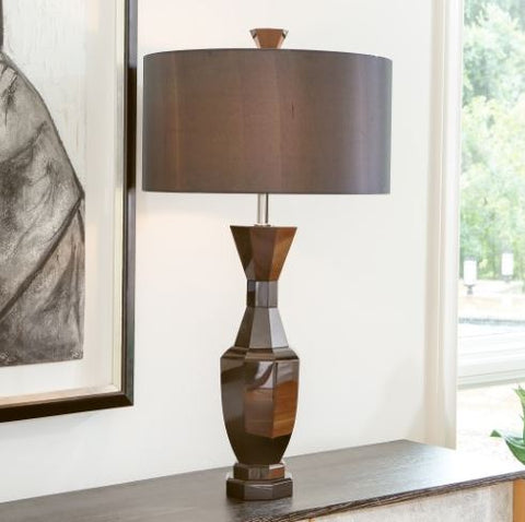 Crystal Urn Lamp, Black - Global Views