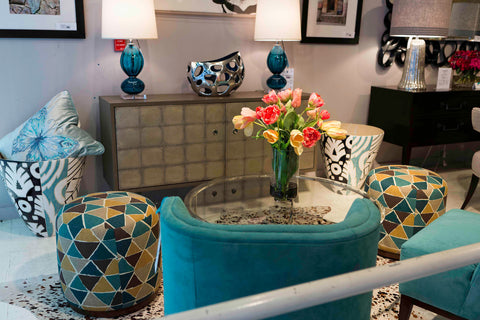 DWELL on our ZEBRA and a butterfly pillow!
