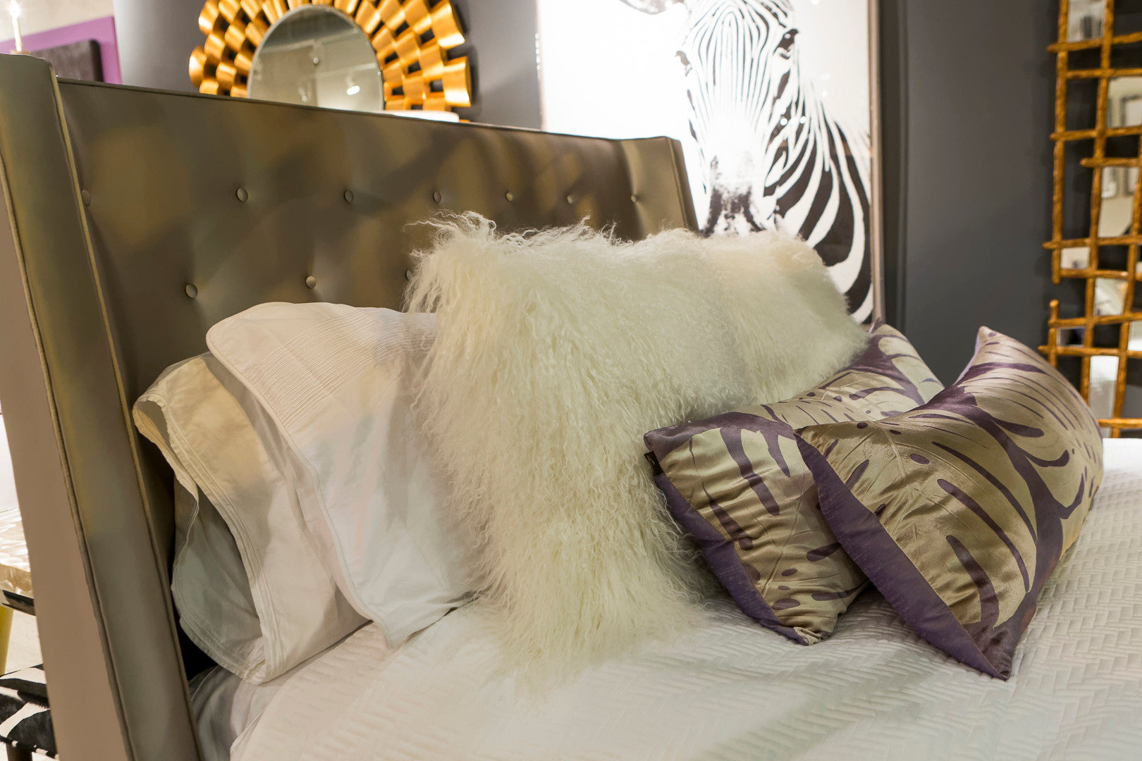 Aviva stanoff velvet pillow shop