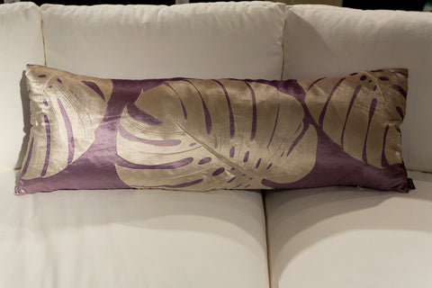 Elephant Ear On Violet Pillow - Aviva Stanoff Design