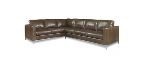 Corwin Leather Sectional - Precedent Furniture