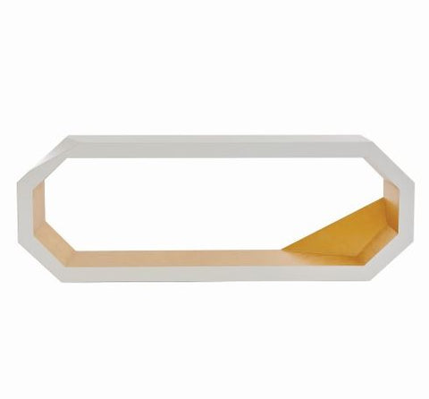 Facet Console Table, Gold Leaf - Global Views