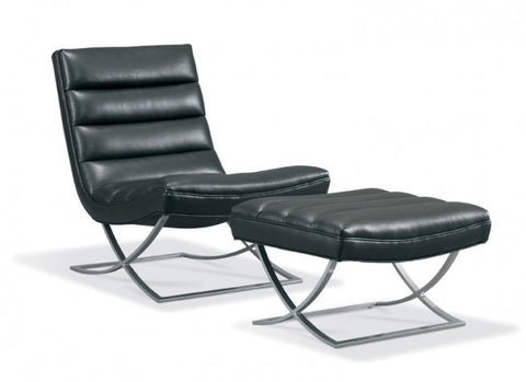 Felix Armless Leather Chair - Precedent
