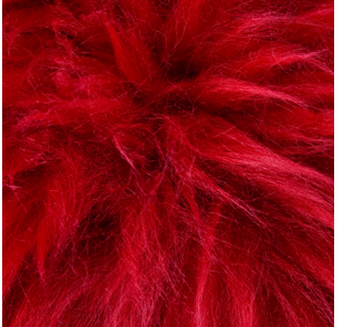 Long Wool Flame Pillow 20" x 20" - Auskin