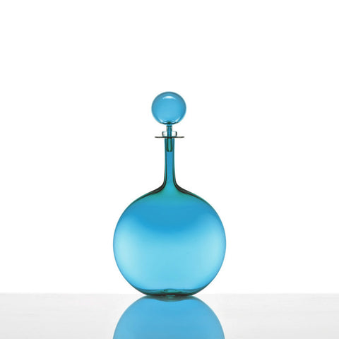 Flask Petite Decanter, Steel Blue - Joe Cariati