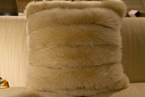 Fox Strip Pillow Snow - Adri Collection