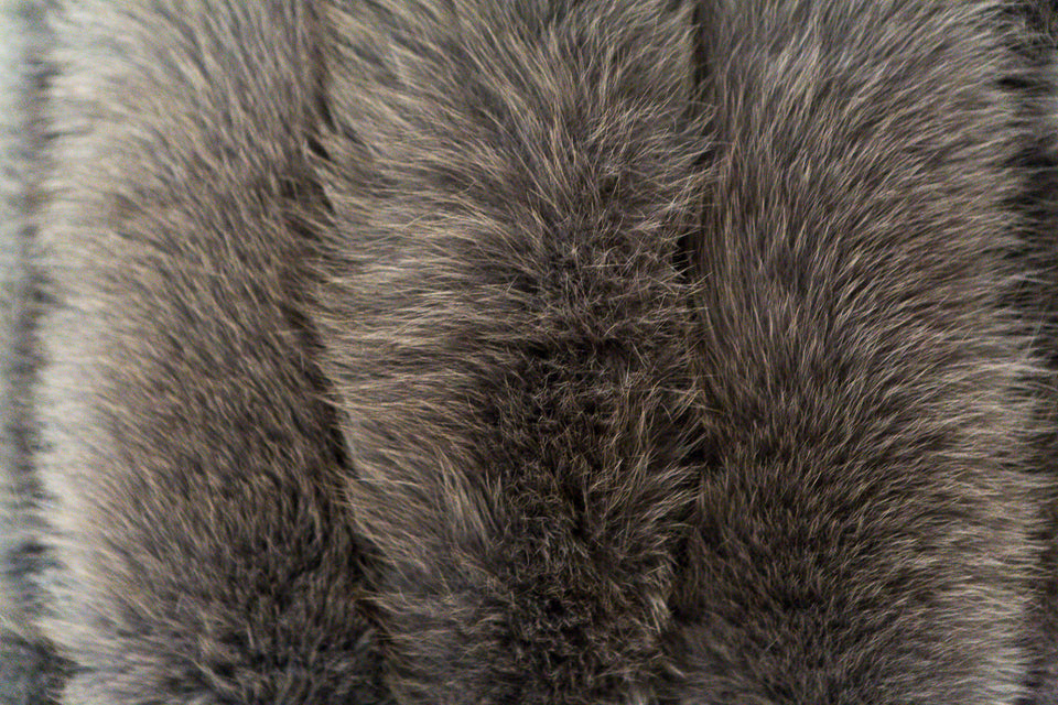 Fox Strip Warm Coal Pillow - Adri Collection | Luxe Home Philadelphia