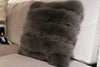 Fox Strip Warm Coal Pillow - Adri Collection