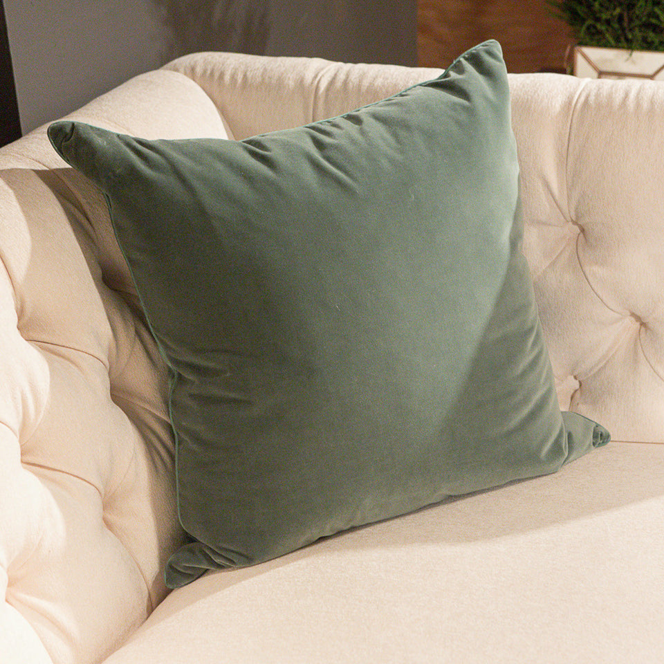 Giorgio Velvet Pillow 22x22 Ryan Studio Luxe Home Philadelphia