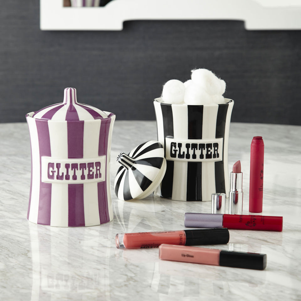 Glitter Canister - Jonathan Adler | Luxe Home Philadelphia