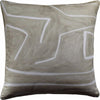 Grafitto Beige Ivory Pillow 22x22 - Ryan Studio