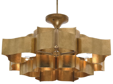 Grand Lotus Chandelier - Currey & Co.