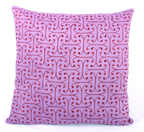 Graphic Mini Scroll Design Pillow - Sabira Collection