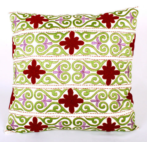 Graphic Scroll Design Pillow - Sabira Collection