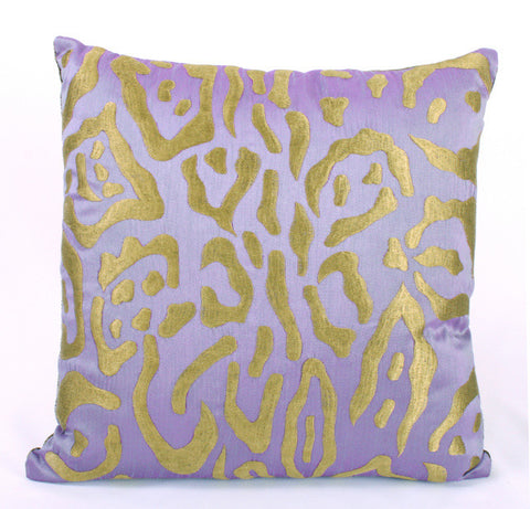 Graphic Snow Leopard Pillow - Sabira Collection