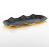 Ruffled Long Tray Graphite - Lunares