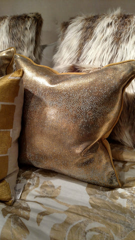 Stingray Pillow, Gold Manta - V Rugs & Home