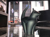 Black Frosted Glass Cat - Teign Valley Glass