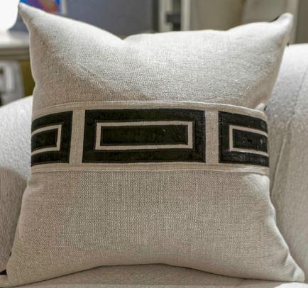 Giorgio Linen Ingot Tape Pillow - Ryan Studio