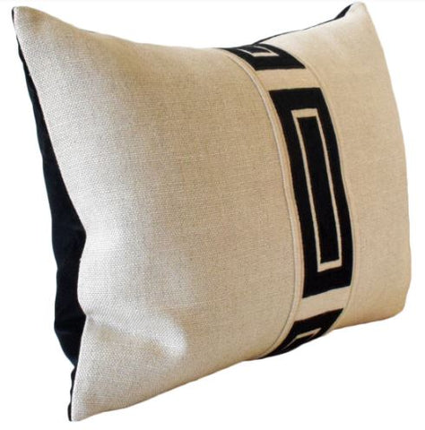 Giorgio Linen Ingot Tape Pillow - Ryan Studio