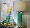 Scalloped Jade Table Lamp - John-Richard