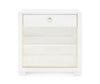 Karen One-Drawer Side Table, White - Bungalow 5