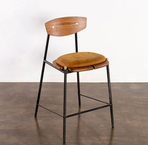 Kink Leather Bar Stool - District Eight