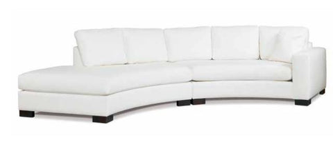 Kylie Curved Sectional, Wildwood Natural - Precedent