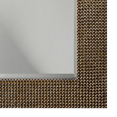 Lancelot Rectangular Mirror - Silver Leaf - Howard Elliott