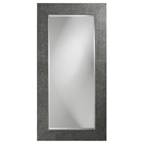 Lancelot Rectangular Mirror - Charcoal Lacquer- Howard Elliott