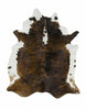 Large, Dark Tri Color Hide - Saddleman's of Sante Fe