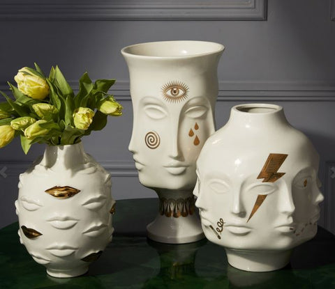 Gilded Large Dora Maar Vase - Jonathan Adler