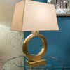 Large Ring Form Table Lamp - Visual Comfort