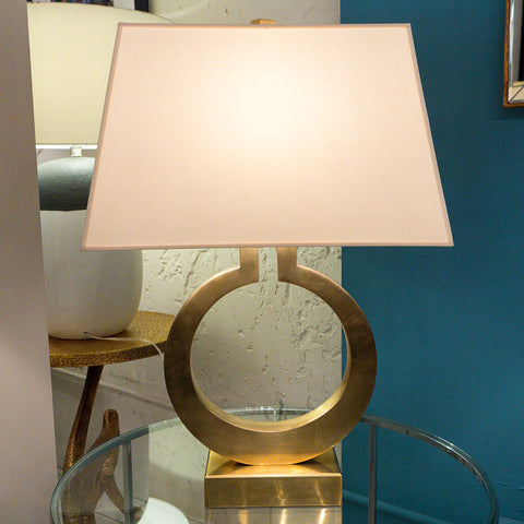 Large Ring Form Table Lamp - Visual Comfort