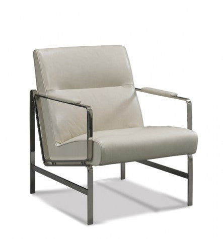 Logan Leather Chair, Evolution Pumice - Precedent