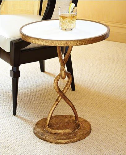 Loop De Loop Table, Gold Leaf - Global Views | Luxe Home Philadelphia