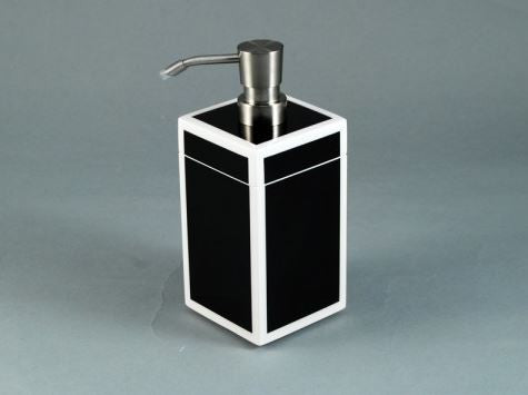 Lotion Pump Black with White Trim - Pacific Connections