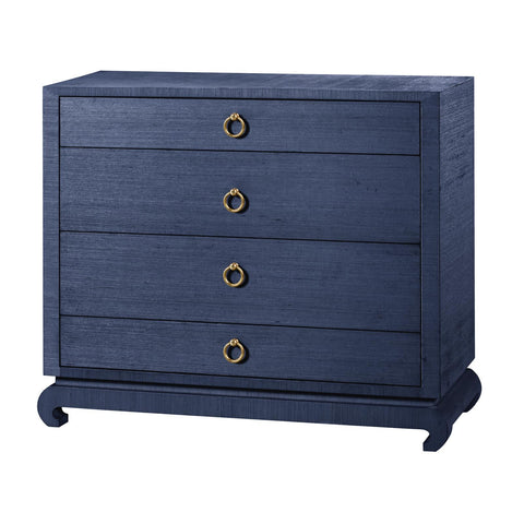 Ming Large Four Drawer, Blue - Bungalow 5