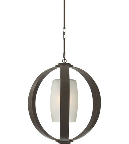 Metal Banded Large Pendant - Visual Comfort