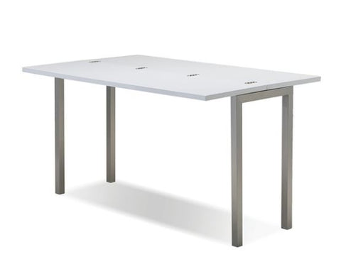 Alure White Dining Table/Sofa Table - Mobital